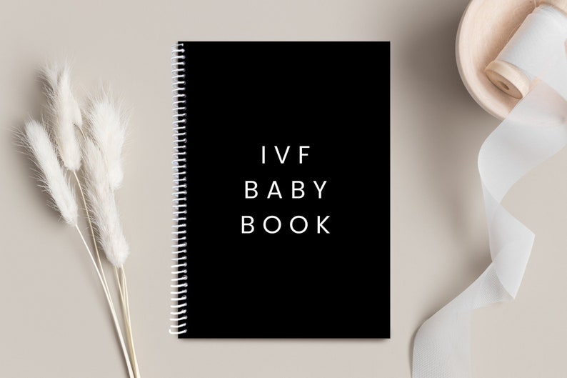 IVF Baby Book Baby Book Ivf Journal Ifv Keepsake Ivf Etsy