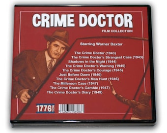 CRIME DOCTOR Films Collection - 5 DVD-R - 10 Movies - 1943-1949