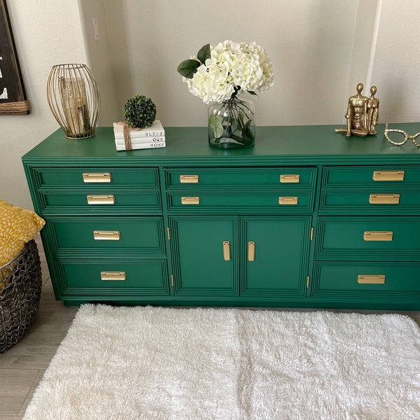 Emerald Green Dresser - Etsy