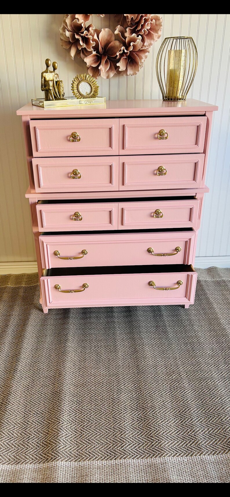 SOLD Chest/dresser/mcm/ Vintage/bedroom Furniture/nursey/gift/christmas