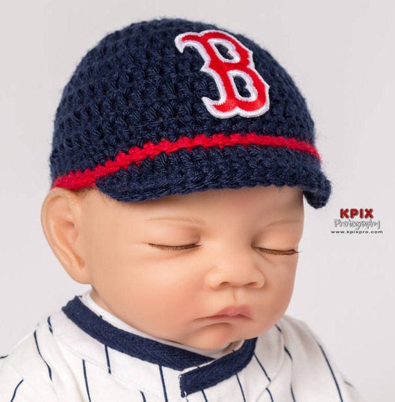 red sox baby hat