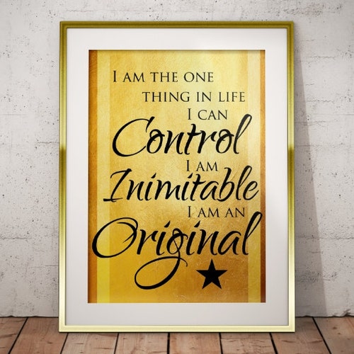 Hamilton Musical Quote Wait for It Typography Poster Print Etsy