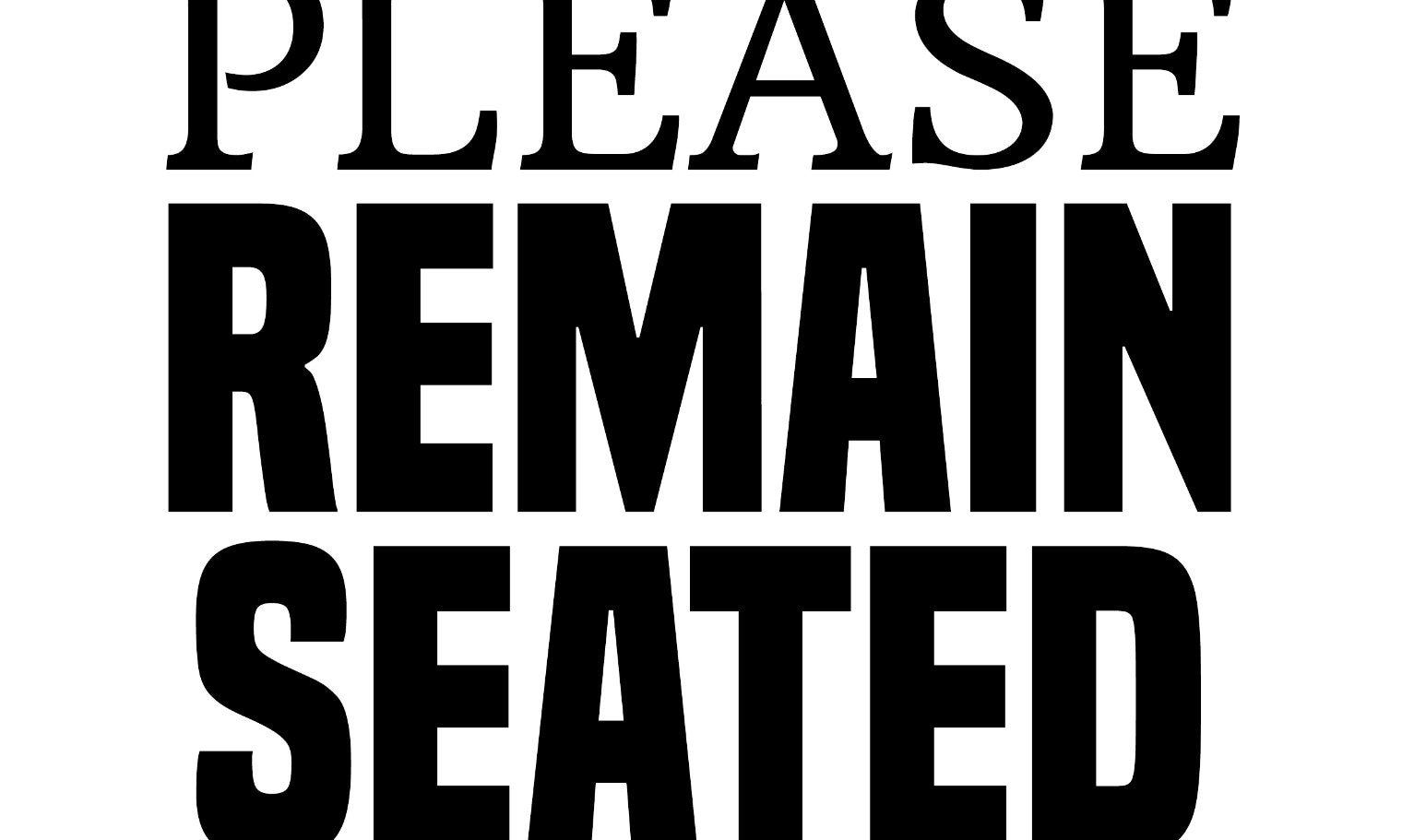 Please Remain Seated Poster Print Bathroom Wall Art Bathroom Etsy