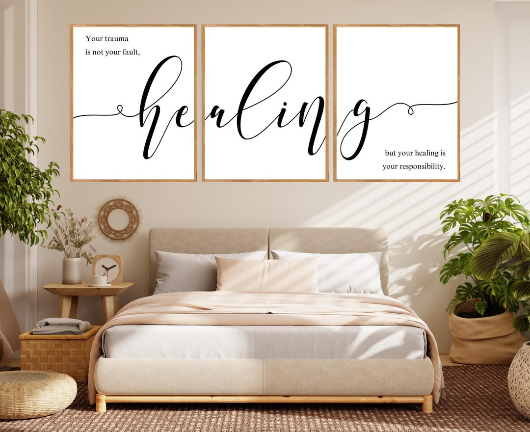 Your Trauma is Not Your Fault, Healing Motivational/inspirational Quote