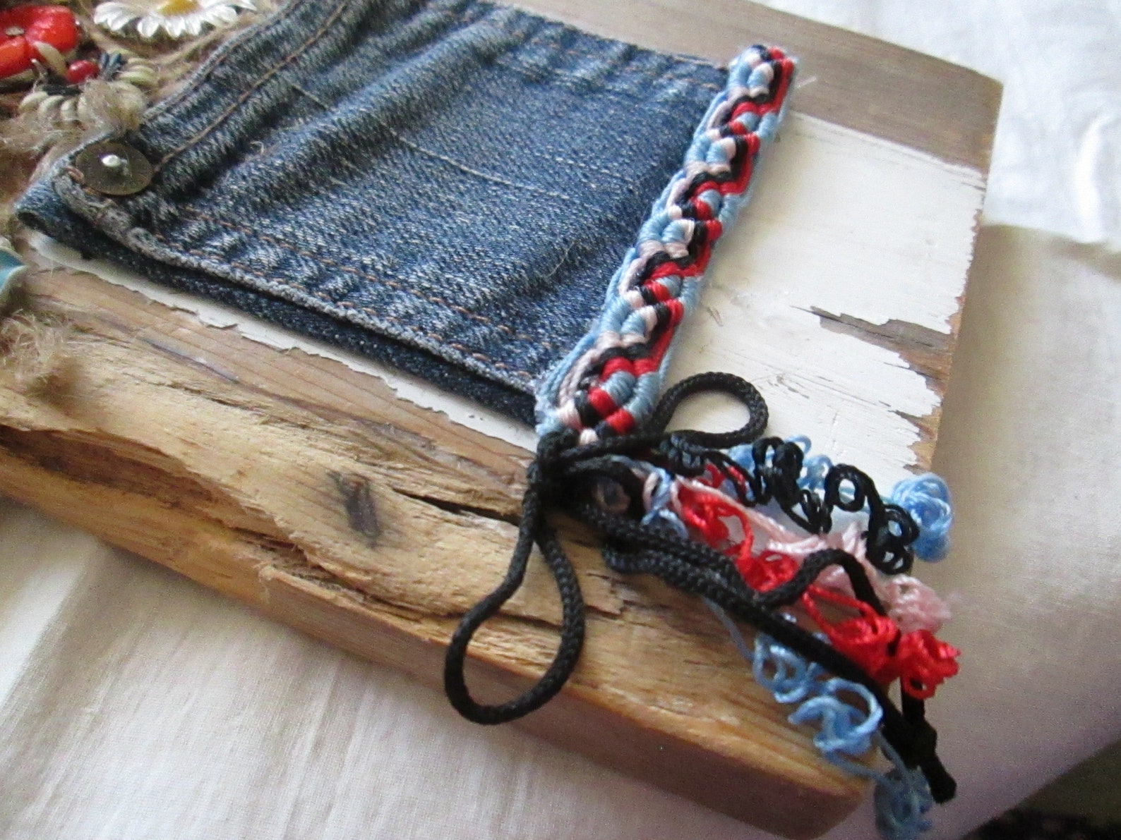 Pocket Full of Posies Jewelry Assemblage Art Board Etsy