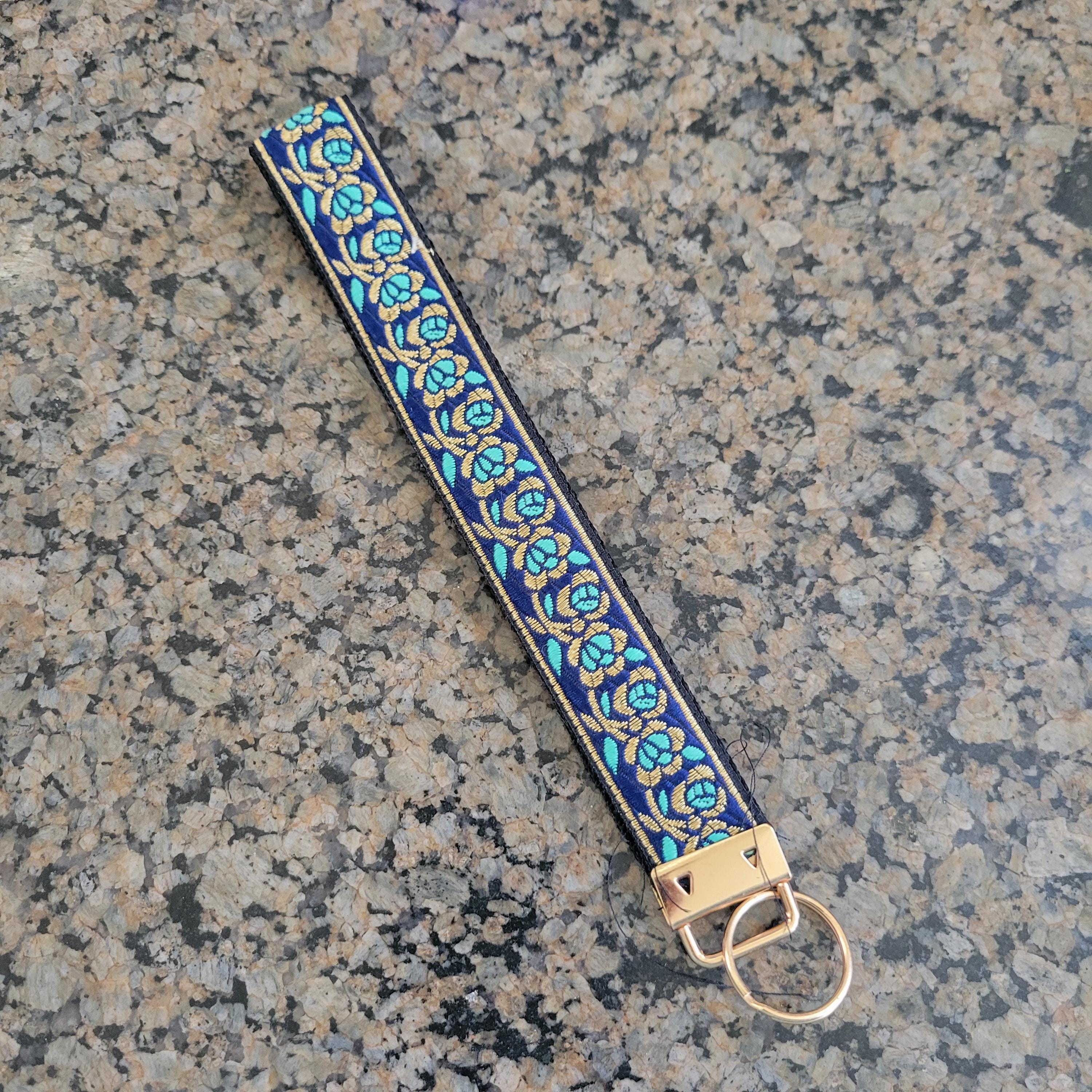 Keystrap Golden Rose Keystrap Key Chain - Colors - Etsy