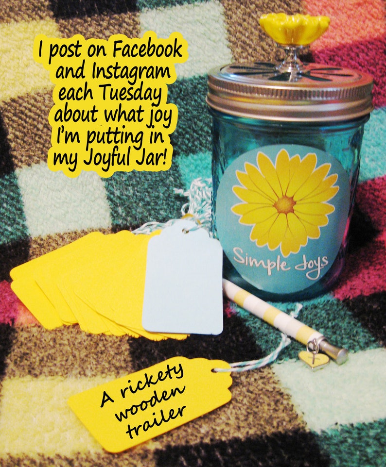 Joyful Jar Joys for a Year Cultivate Joy Jar of Joy Etsy