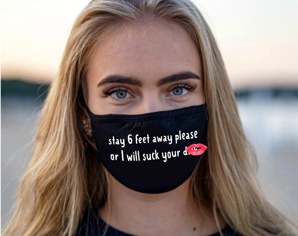 Suck Dick Face Mask Unisex Gay Lesbian Bdsm Lgbt Pride Etsy 