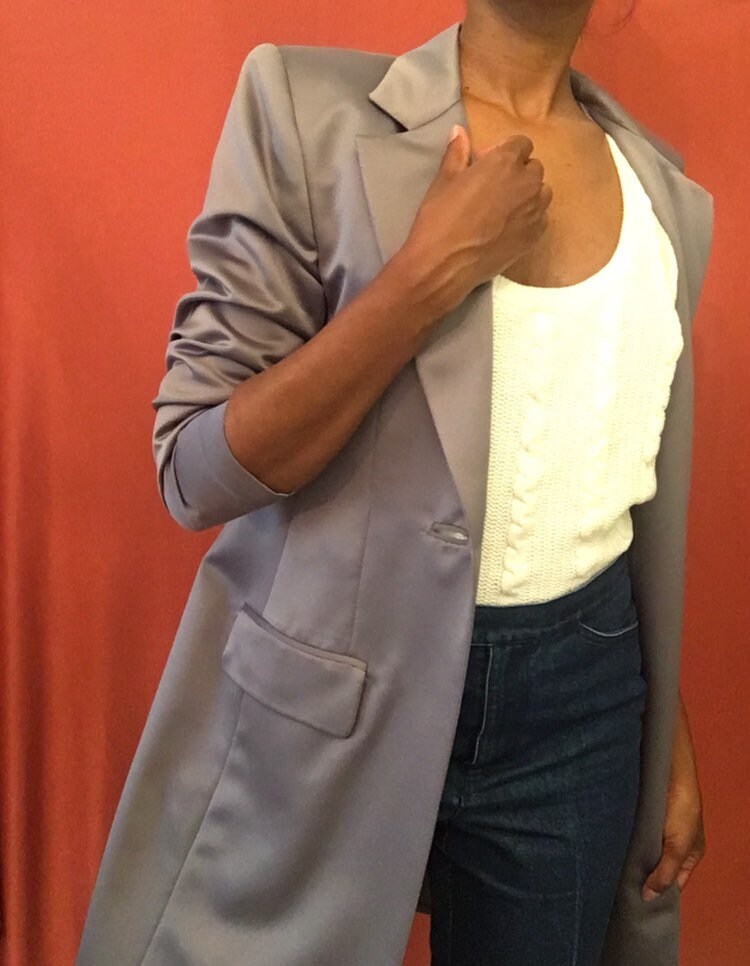 Vintage Extra Long Evening Blazer 