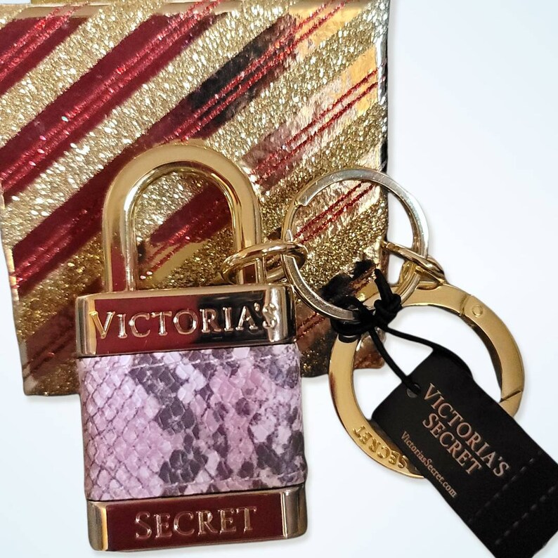 Victoria's Secret Keychain Padlock Keyring Gift Box Etsy