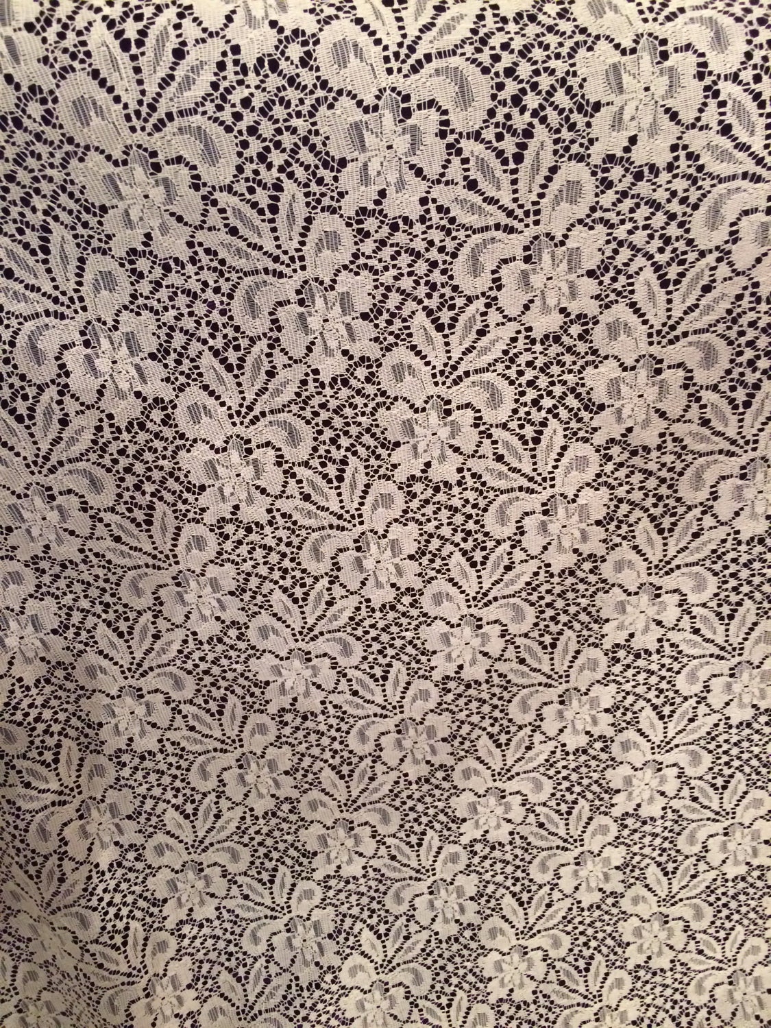 Tissu de dentelle Vintage/nappe - 1950 1960 ' s Ivoire Tissu de dentelle Vintage/nappe s - 1950 1960 ' s Vintage/nappe Ivoire 305fbe