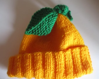 Patrón de tejido de gorro de calabaza