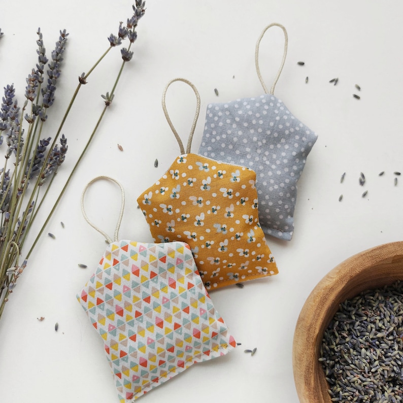 Sachet With String Scented Sachets for Wardrobes | Lavender Bags for Drawers | Eco ...