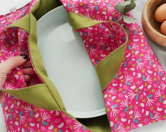 Fabric plate holder | Cake holder | Lunch bag.