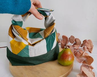 Waterproof lunch bag, eco-friendly lunch bag, foldable lunch bag.