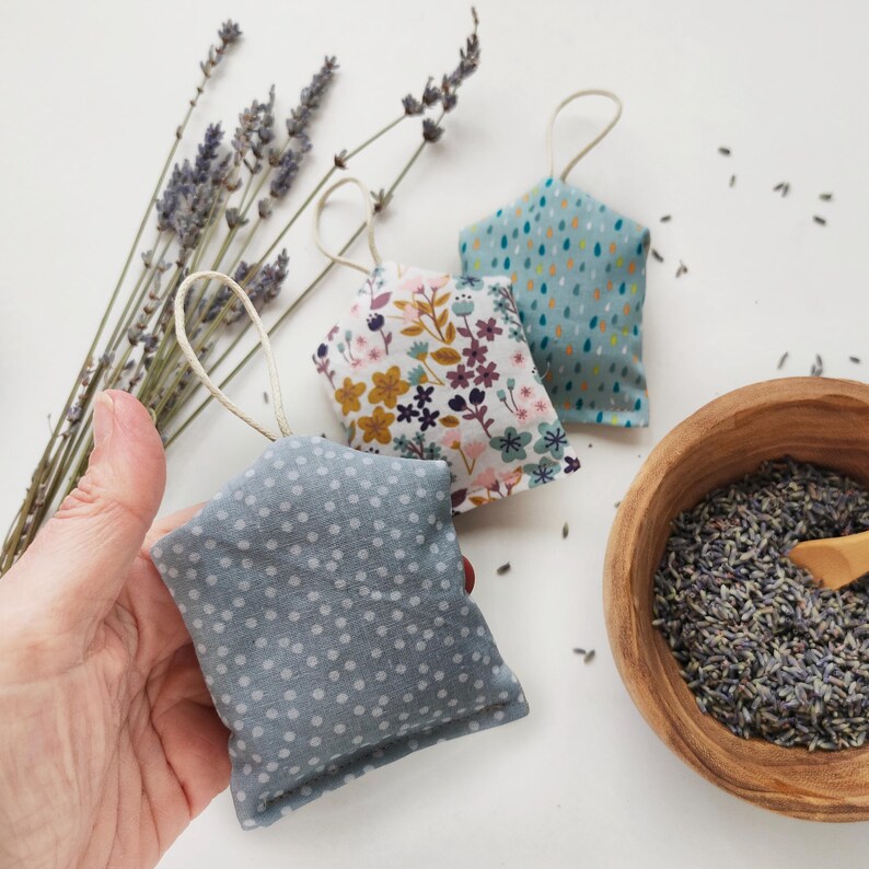 Sachet With String Scented Sachets for Wardrobes | Lavender Bags for Drawers | Eco ...