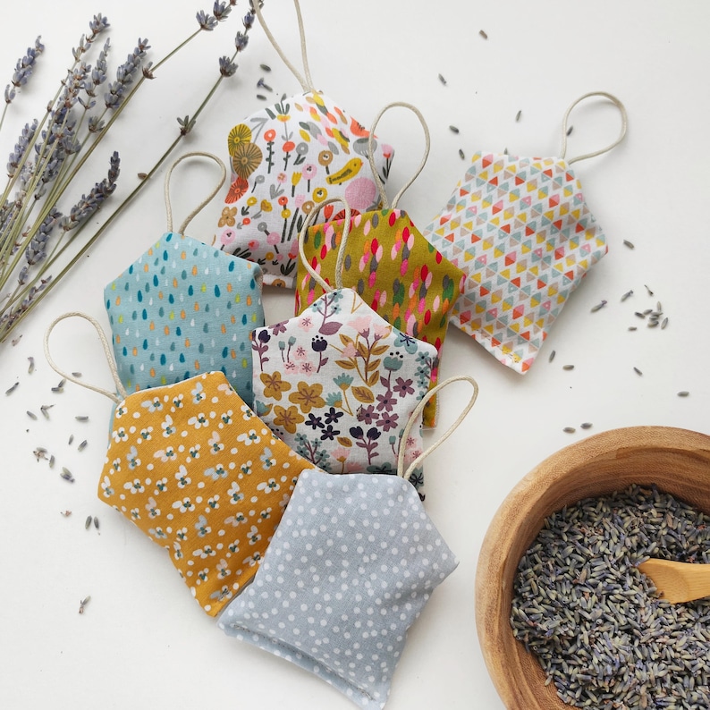 Sachet With String Scented Sachets for Wardrobes | Lavender Bags for Drawers | Eco ...