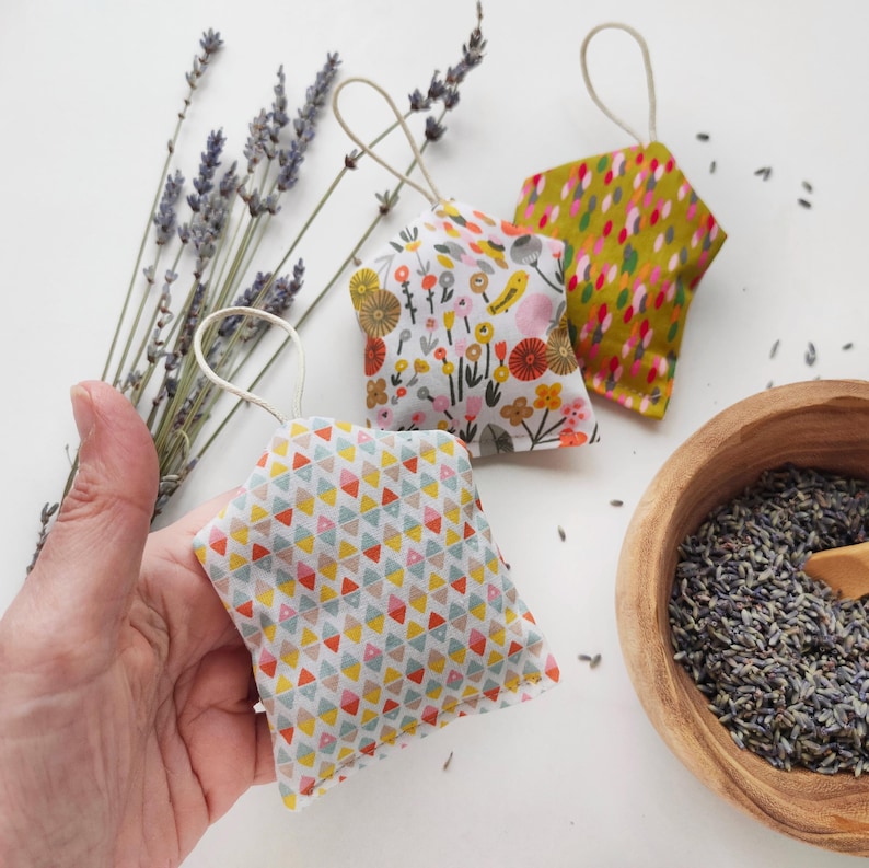Sachet With String Scented Sachets for Wardrobes | Lavender Bags for Drawers | Eco ...