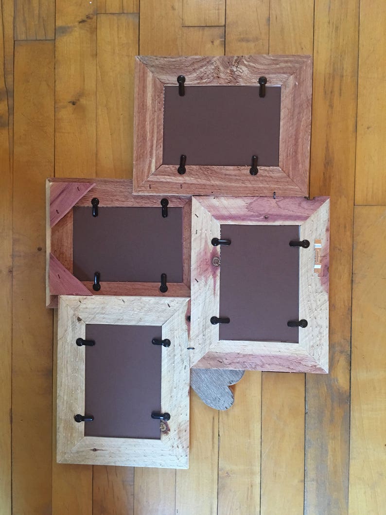Barnwood collage frame Frame Collage Rustic Farmhouse Etsy