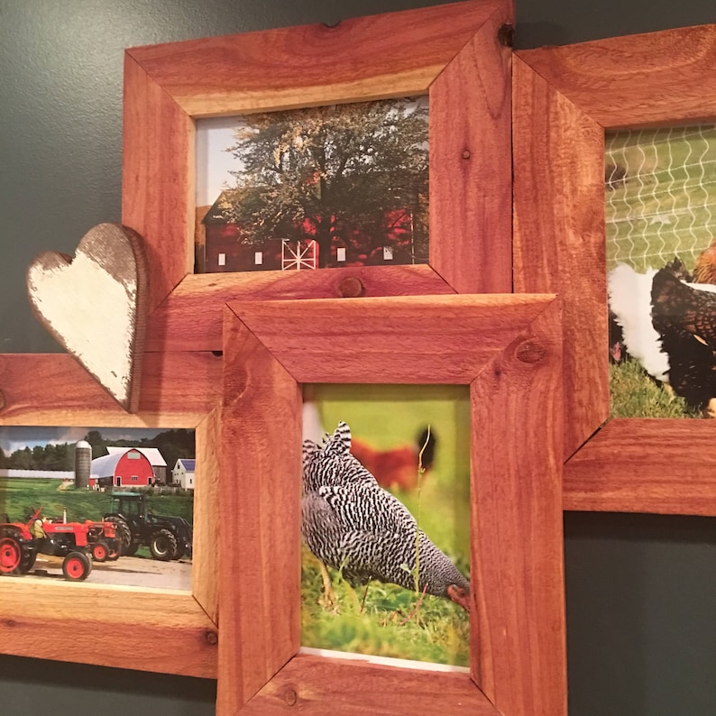 Barnwood collage frame Frame Collage Rustic Farmhouse Etsy