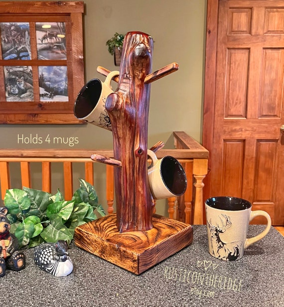 Farmhouse mug tree sale