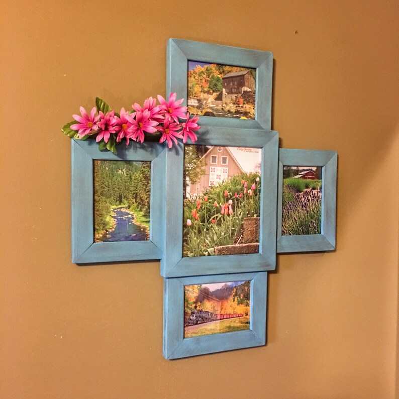 Beach Frame Picture Frame Collage Photo Collage Multi Etsy