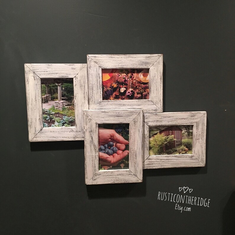 Barnwod 4x6 Collagewestern Frame Collage Rustic Farmhouse Image 0