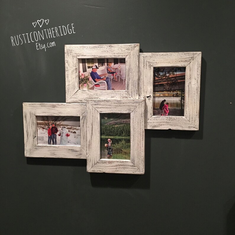 Barnwod 4x6 Collagewestern Frame Collage Rustic Farmhouse Image 0