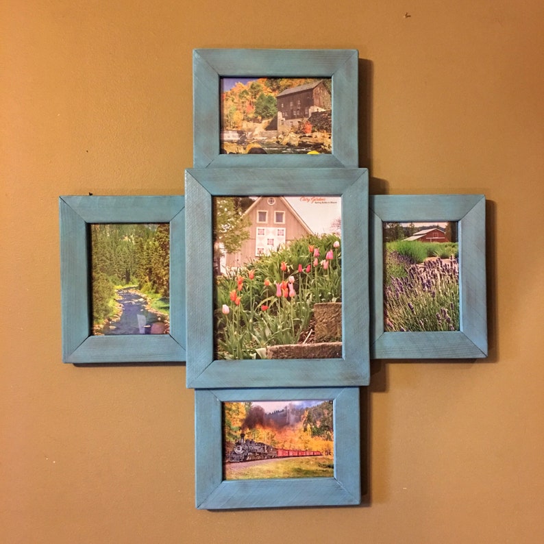 Beach Frame Picture Frame Collage Photo Collage Multi Etsy