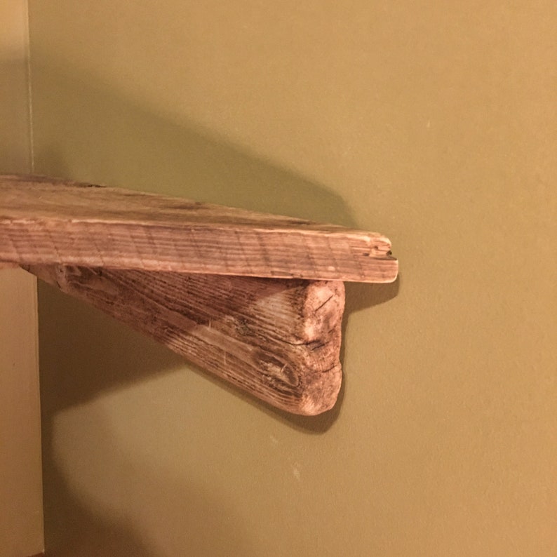 Driftwood Shelf Crystal Display Shelf Corner Shelf Rustic Etsy