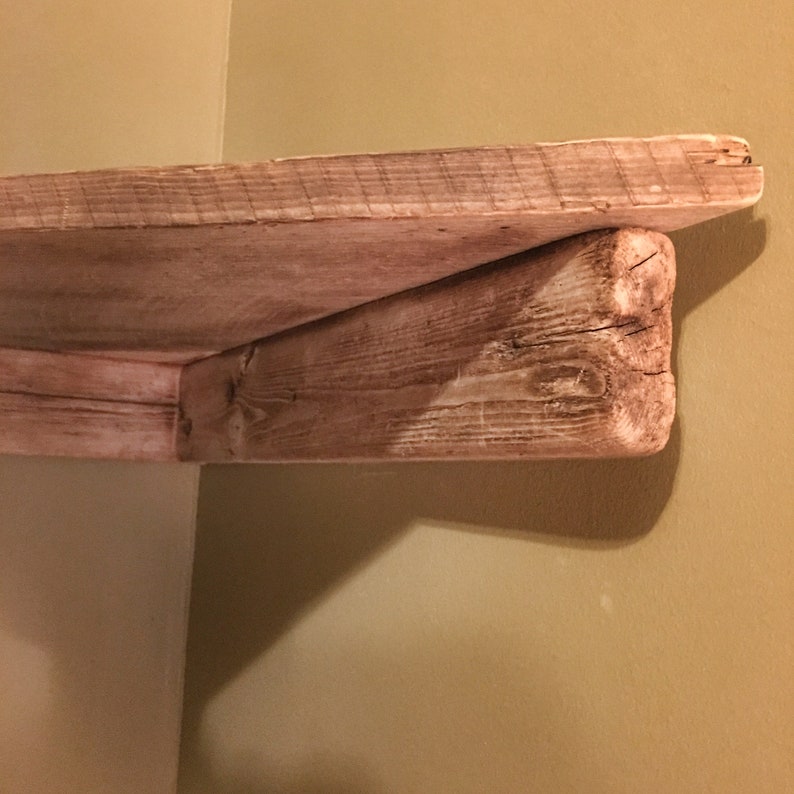Driftwood Shelf Crystal Display Shelf Corner Shelf Rustic Etsy