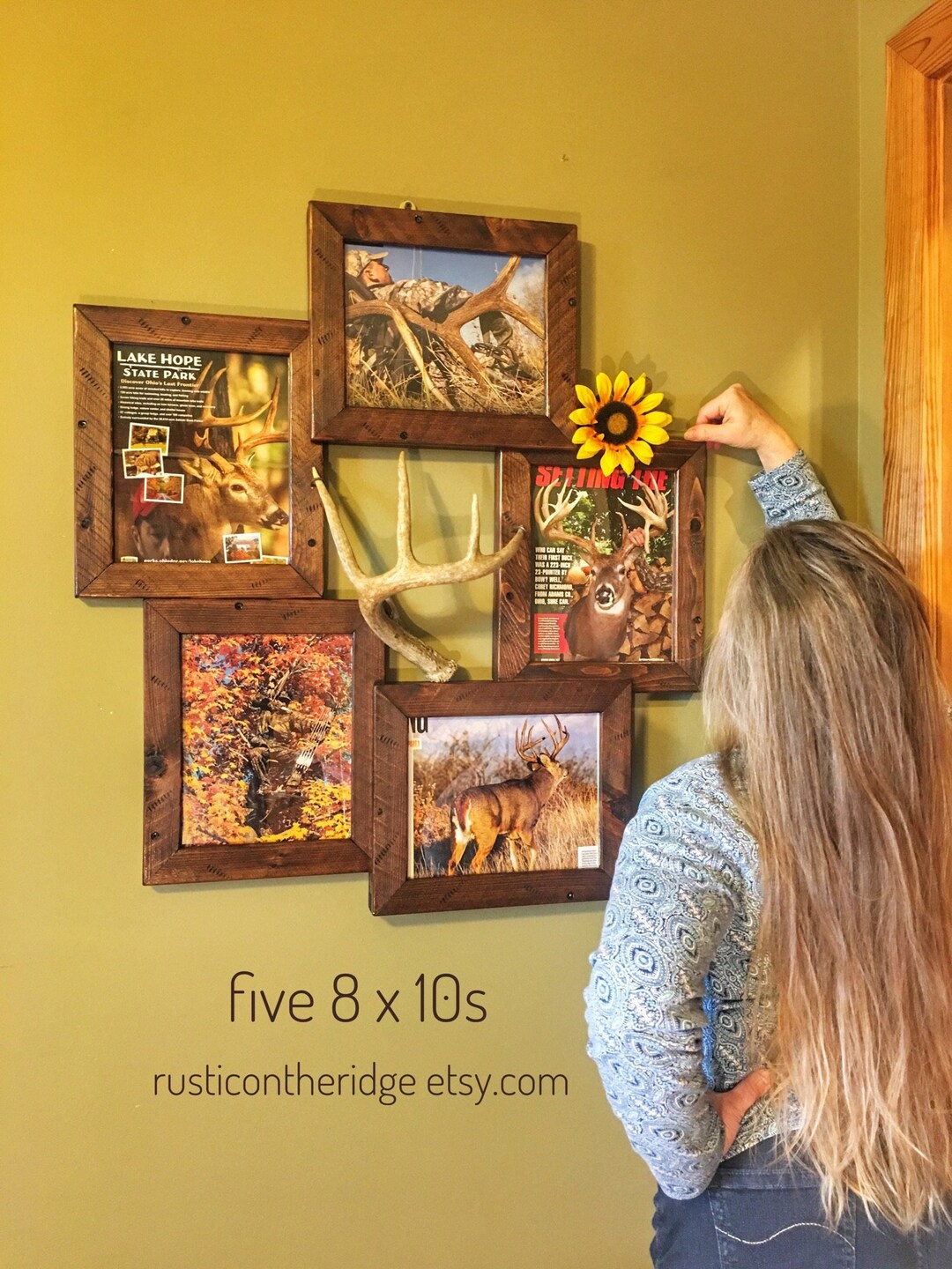 Rustic Frame Frame Collage Frame Collage Rustic Etsy