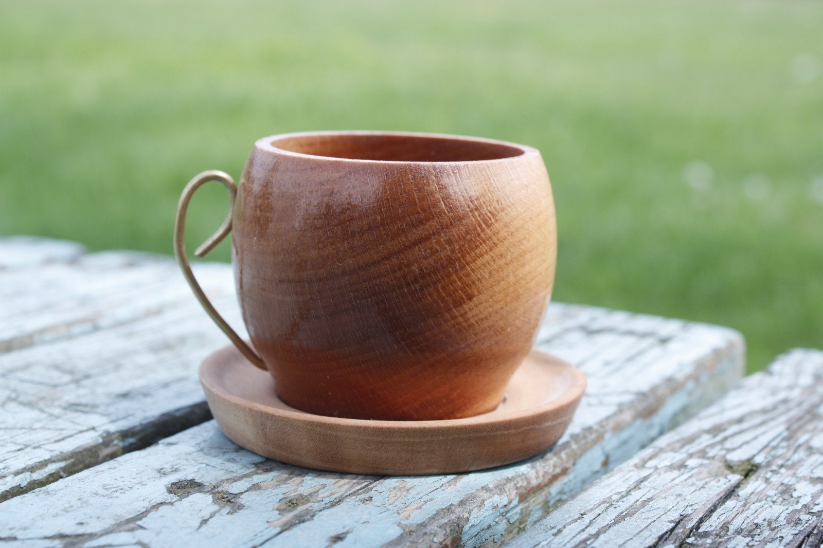 Wooden Cup 130 Ml 4 Pieces Etsy