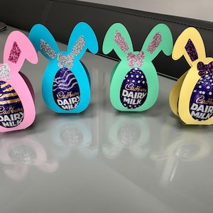 Cadbury Chocolate Easter Egg Bunny Holder, Table Decoration