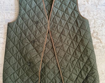 Chaleco de combate con forro del ejército británico excedente, chaleco acolchado térmico