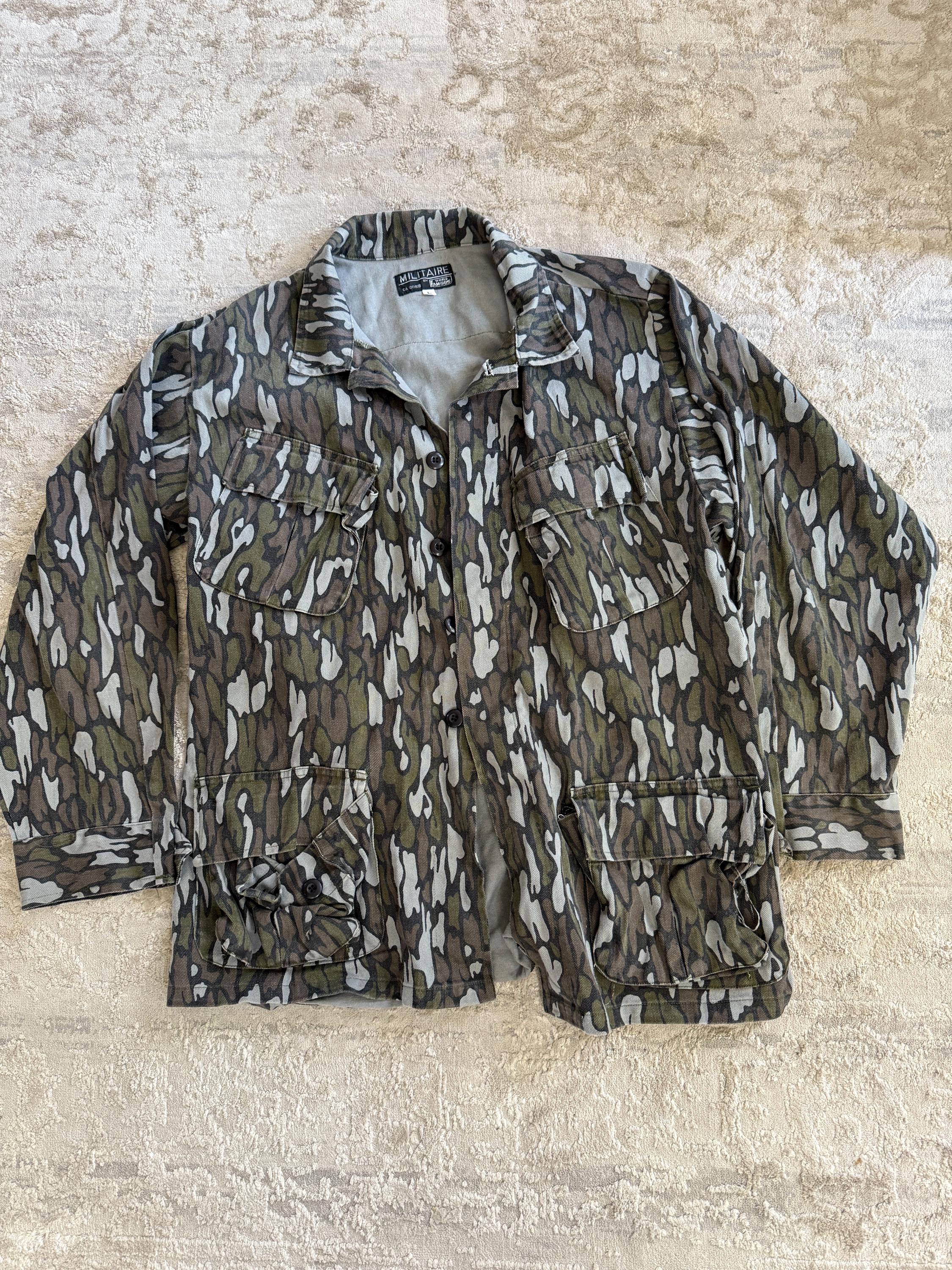 個人装備 90s Vintage TREBARK Camo BIGSIZE VINTAGE HUNTING TREBARK