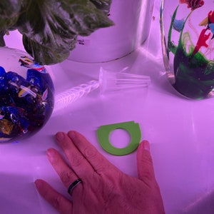 Aerogarden Juice Plus+ Tower Garden,  Grow Pot Round Cover Lid  TowerGarden Cover Adapter, USA Made, 3D Printed, PETG (Package of 8)