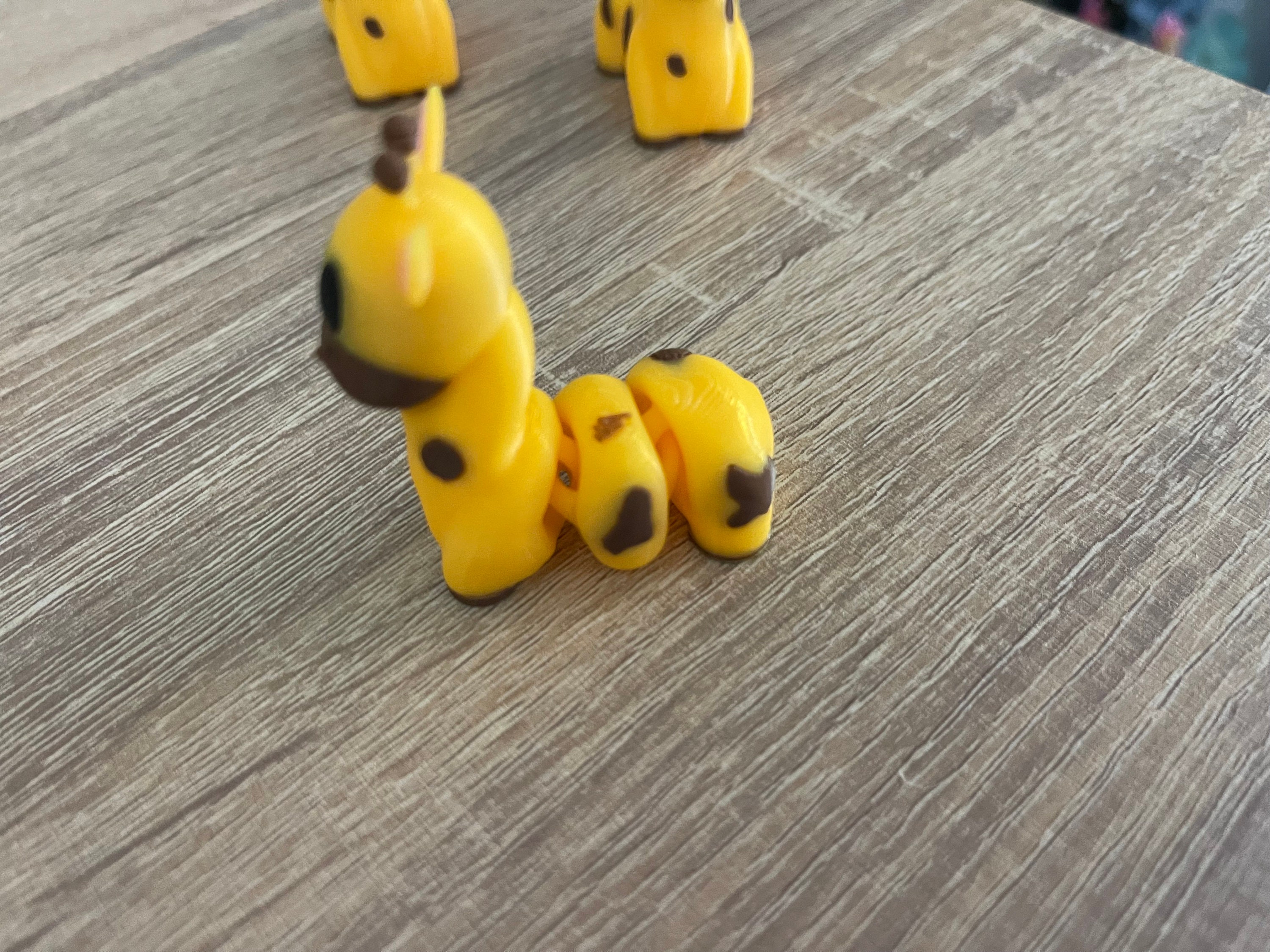 3D Printed Giraffe Mini Articulated Fidget USA Made, PLA Figurine - Etsy