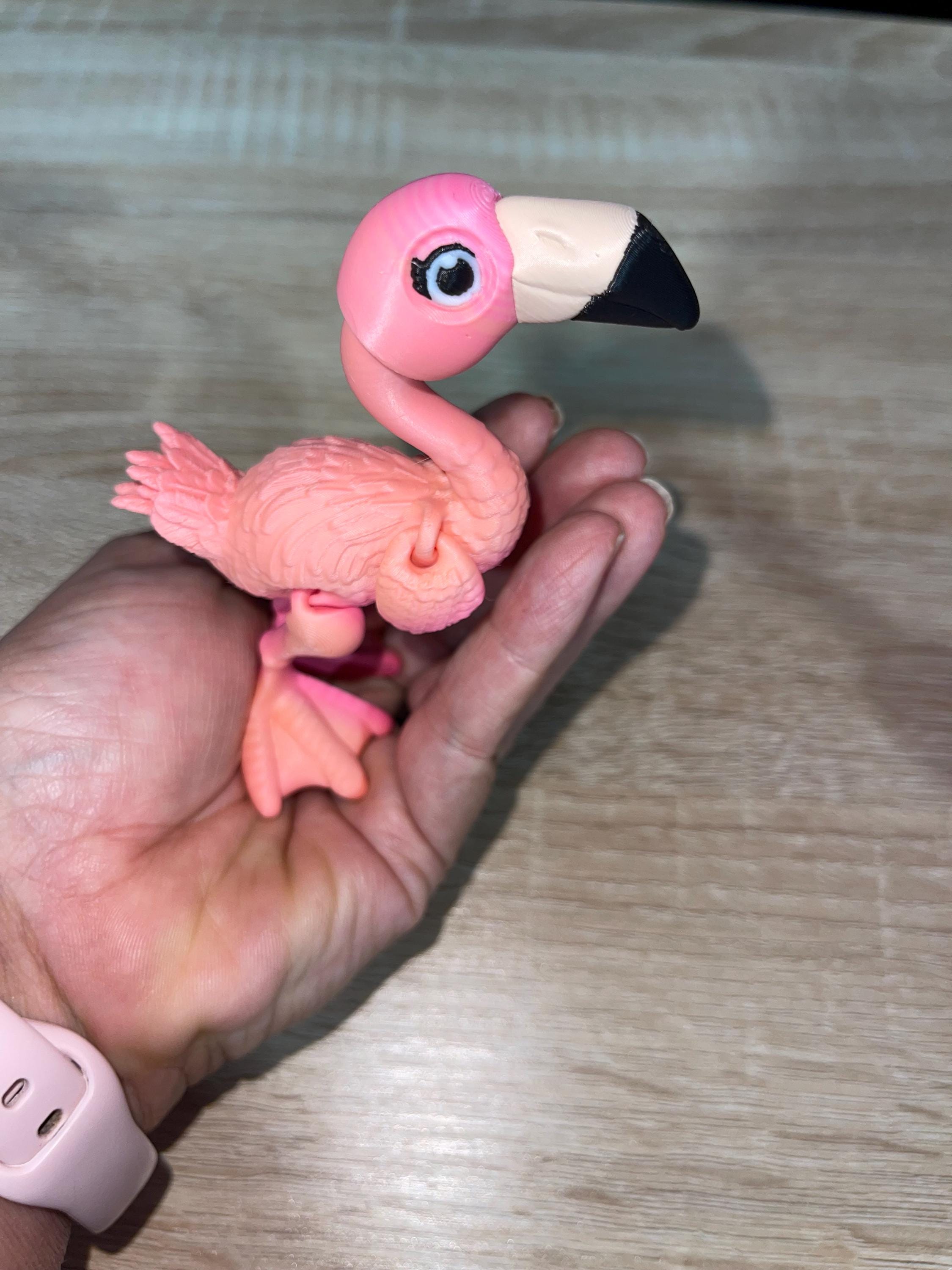 Mini Flamingo 3D Printed Mini Flamingo USA Made, PLA Figurine Statue - Etsy
