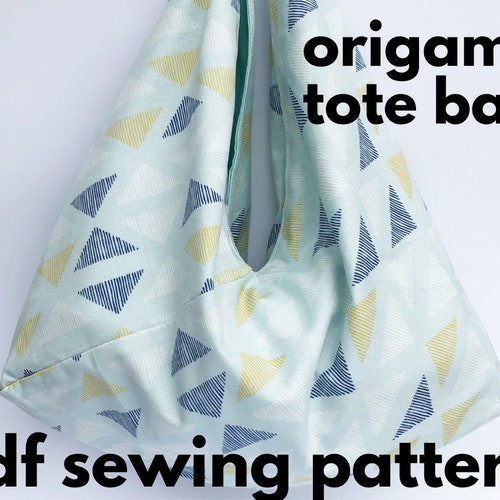 PDF Sewing Pattern. Reversible Origami Bag. Zero Waste - Etsy