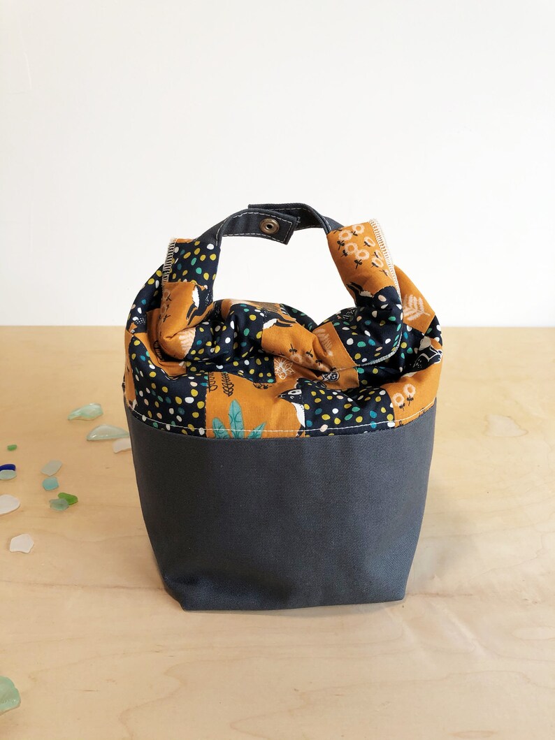 PDF Sewing Pattern Lunch Project Bag Zero Waste Tutorial Etsy