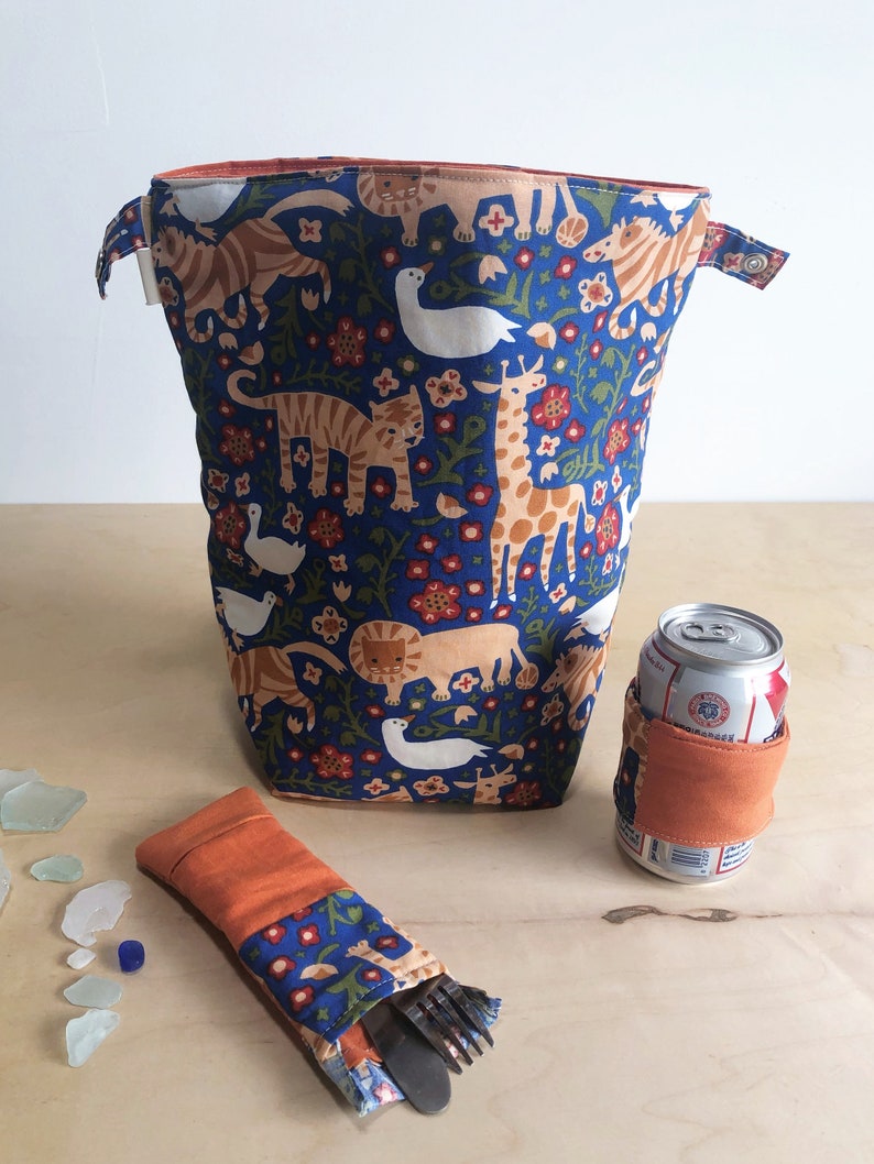 PDF Sewing Pattern. Lunch & Project Bag. Zero Waste Tutorial. | Etsy