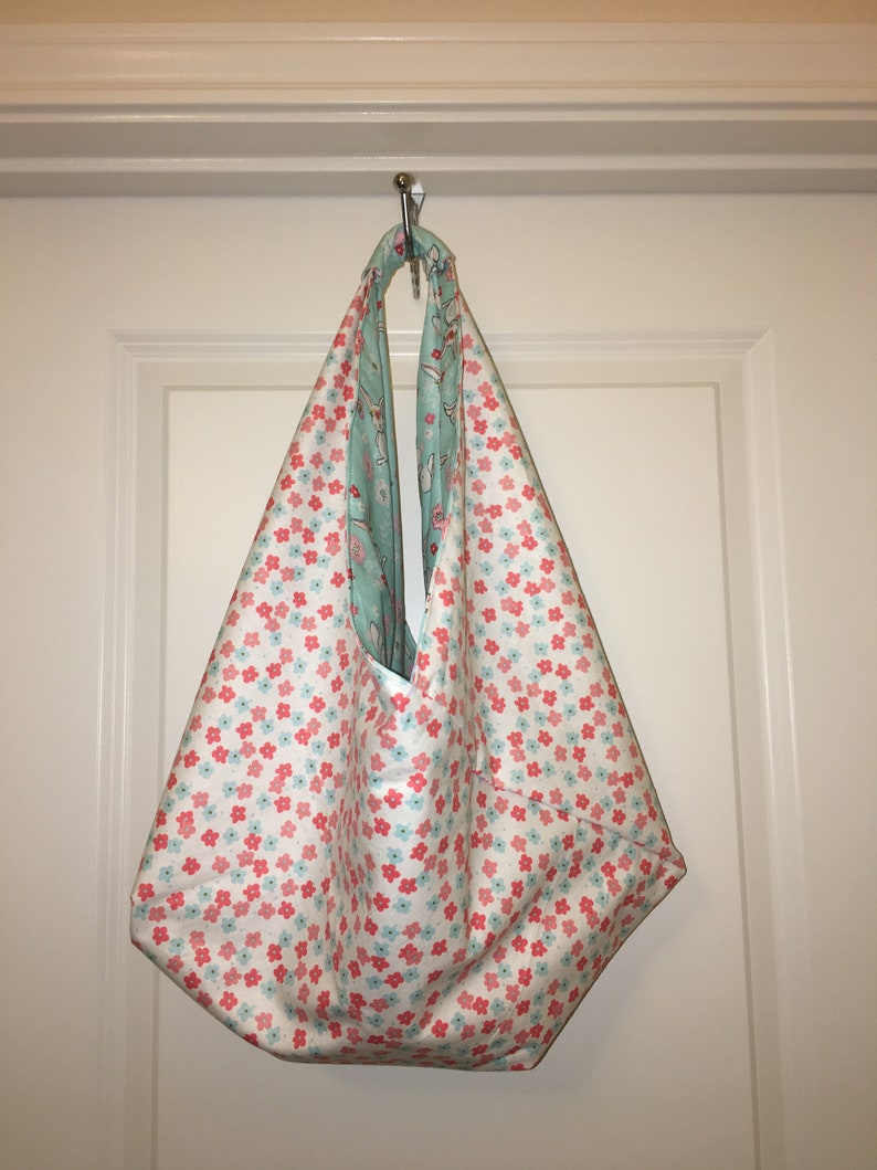 PDF Sewing Pattern. Reversible Origami Bag. Zero Waste Etsy Singapore