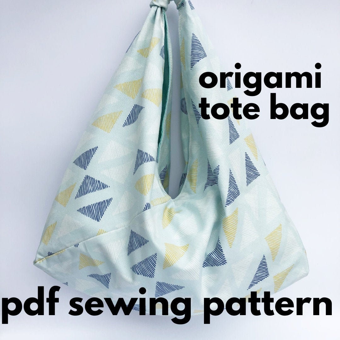 Origami Bento Bag Pattern and Tutorial: Quick Tote Bag · VickyMyersCreations