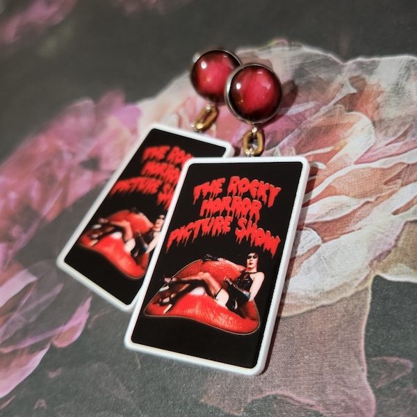 Rocky Horror Picture Show Frank-N-Furter Earrings - Time Warp Tim Curry