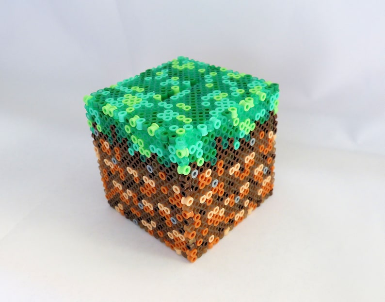 Minecraft Money Box Piggy Bank Dirt Tnt Cube Etsy