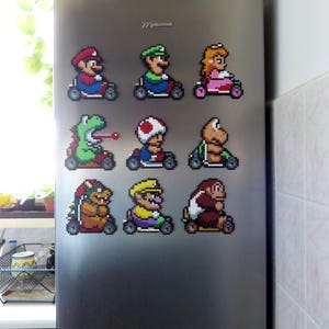 マリオカート マグネット - オタク風キッチンデコレーション - ホームデコレーション - ゲーマー向けのオタク向けギフト
