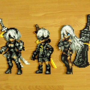 Nier Automata - 2B - 9S - A2 - Magnet - Wall Art - Home Decor - Decoration - Gift for Gamer