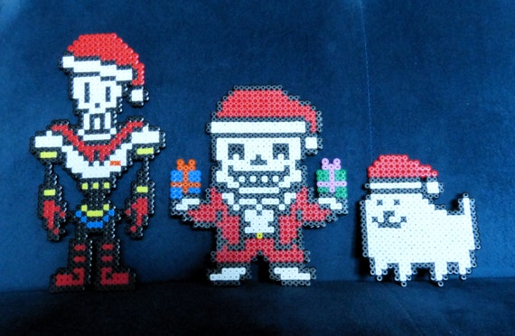 Undertale Perlers Sans Papyrus Temmie Annoying Dog. Wall -  Sweden