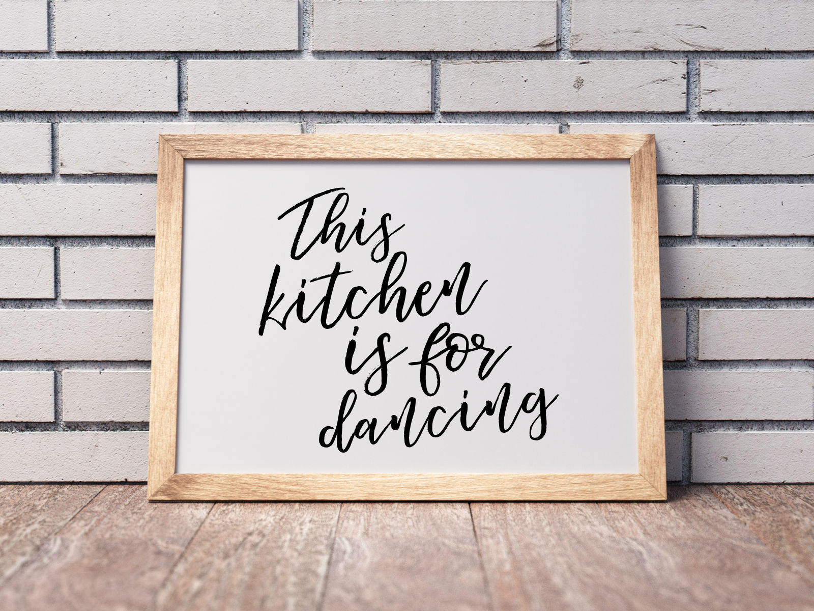 This Kitchen Is for Dancing Printable Art Instant Download | Etsy